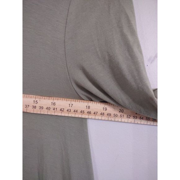 Soft Surroundings Jackie Knit Dress Size Medium Green Long Sleeve - Picture 4 of 6
